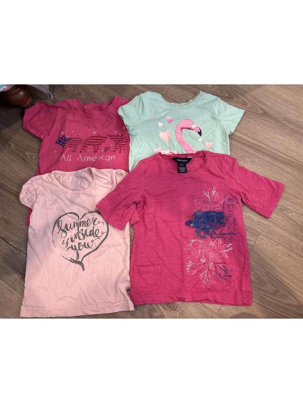 Set of 4 Toddler T-Shirts Size 4 / 4T